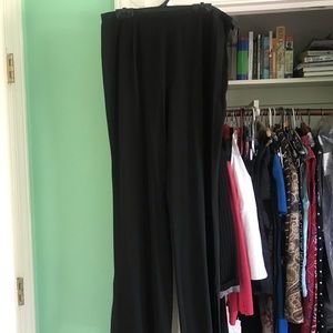 EUC Black Silk Pants Size 10